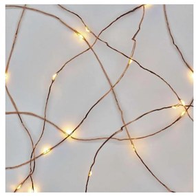 Catena LED da esterno natalizia 100xLED/15m IP44 bianco caldo