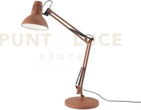 Lampada da scrivania artifex arancione 1 luce attacco e27 23x23x73,...