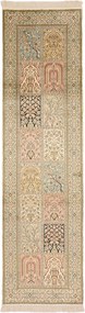 Cashmere Silk Tappeto orientale 80 x 290 (Indian) Annodato A Mano