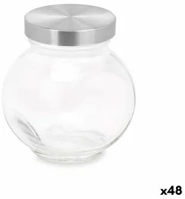 Biscottiera Trasparente Vetro 180 ml (48 Unità) Con coperchio Inclinabile