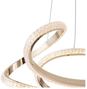 Lampadario LED a sospensione con filo LED/24W/230V 3000K 50x120 cm