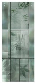 Anta per porta scorrevole esterno muro Heaven in vetro multicolore, L 88 x H 215 cm spessore 10 mm, apertura sinistra