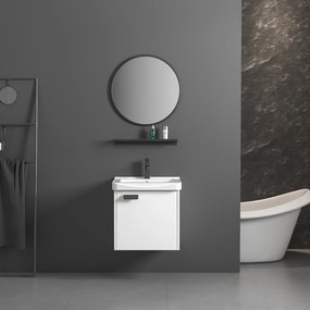 Set di mobili da bagno con lavabo Molly 40cm White