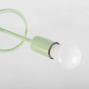 Lampadario a plafone OXFORD 3xE27/15W/230V verde