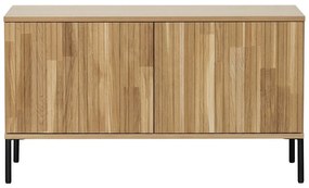 Tavolo TV in legno di quercia di colore naturale 100x56 cm Gravure - WOOOD