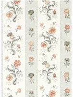 Zoffany Carta da parati Papaver Stripe - Tuscan Pink/ Nimbus