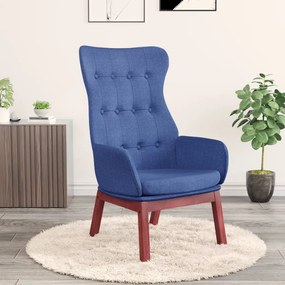 Sedia Relax Blu İn Tessuto /