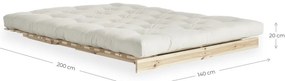 Divano letto marrone e beige 140 cm Roots - Karup Design