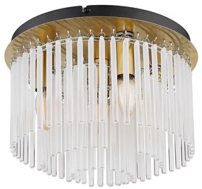 Globo 15698DM - Plafoniera GORLEY 5xE27/60W/230V diametro 32 cm oro