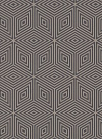Paint & Paper Library Carta da parati Marquetry Tile - Kohl