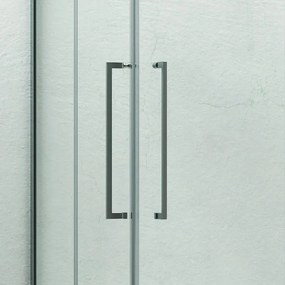 Cabina doccia 130x80 angolare due ante battenti KT1000 - KAMALU