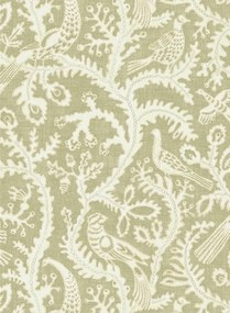 Josephine Munsey Carta da parati Stitched Birds - Sage