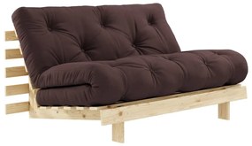 Divano letto marrone 140 cm Roots - Karup Design