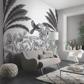 Fotomurale Tropical, bianco 250 x 280 cm