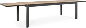 Tavolo Allungabile Da Esterno In Alluminio Antracite 100x220-340 Cm Belmar Bizzotto