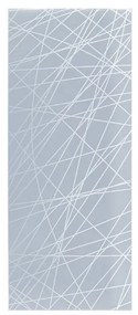 Anta per porta scorrevole esterno muro Balance in vetro bianco satinato, L 96 x H 215 cm spessore 8 mm, apertura reversibile