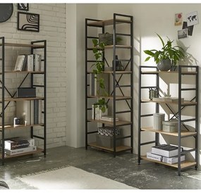 Scaffale MEDDIE in rovere