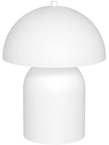Lampada Da Tavolo Moderna Hera Acciaio Bianco 2 Luci G9 Ip20