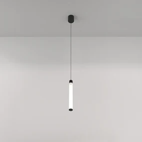 Lampadario A Sospensione Moderno Ray Alluminio Nero Luce Led Integrato 10W
