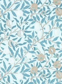 Morris & Co Carta da parati Fruit - Slate/ Vellum