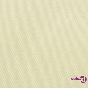 vidaXL Paravento da Balcone in Tessuto Oxford 90x600 cm Crema