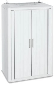 Armadio sospeso copricaldaia Himalaya GAROFALO in pvc, bianco L 59 x H 100 x P 38.5 cm, 2 ante, adatto per interno/esterno