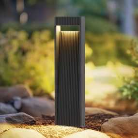 Lucande lampione a LED Tavion, 60 cm, antracite, IP65