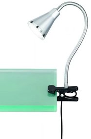 Lampa a morsetto led c/flex alluminio arras r22711187