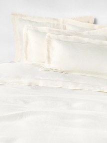 Copripiumino in lino con cucitura in rilievo Linna