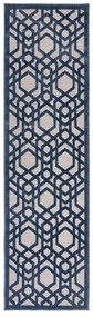 Tappeto blu per esterni 66x230 cm Oro - Flair Rugs