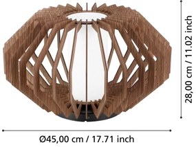 Eglo 900385 - Plafoniera RUSTICARIA 1xE27/40W/230V