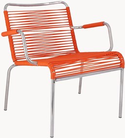 Set di 2 poltroncine da giardino fatte a mano Mya Spaghetti, impilabili