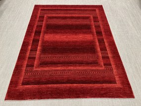 Loribaft Tappeto 230x300 Rosso (Iran) Annodato A Mano