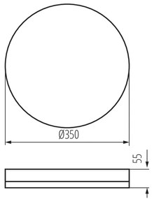 Kanlux 37293 - Plafoniera LED tecnica IPER LED/35W/230V IK10 IP65 arrotondato bianco