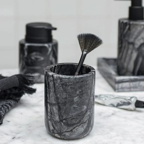 Tazza in marmo nero per spazzolini da denti Marble - Mette Ditmer Denmark