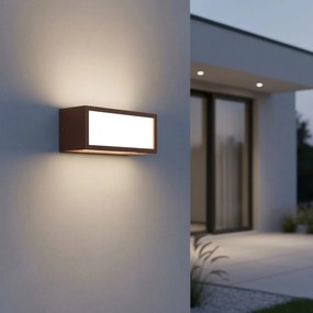 Applique Flute Design - E27 Mattone (Ruggine - Corten)