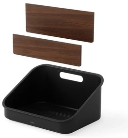Organizer da bagno nero per cosmetici in plastica riciclata Bellwood - Umbra