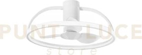 Plafoniera led ventilatore hadley bianco 40w 5250lm cct 3000-4000-6...