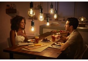 Lampadina LED dimmerabile Philips Hue WHITE FILAMENT ST72 E27/7W/230V 2100K