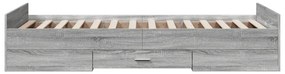 Giroletto cassetti grigio sonoma 75x190 cm legno multistrato