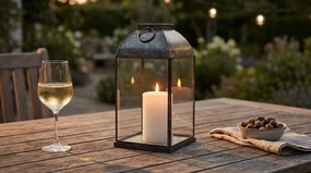 CAREN - lanterna in vetro piccola