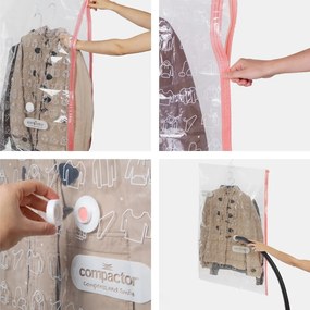 Sacchetti per il vuoto in set da 4 pezzi Hanging Vacuum M/L - Compactor