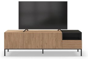 Mobile TV color legno naturale 180x55 cm Cailin - Marckeric