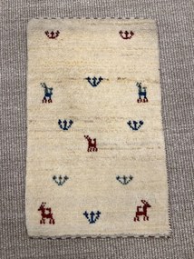 Gashguli Tappeto 40x60 Beige (Iran) Annodato A Mano