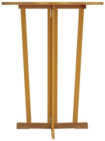 Tavolo da bar pieghevole 90x65x105 cm in legno massello di teak