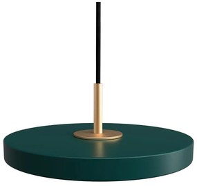 Lampada a sospensione LED verde scuro con paralume in metallo ø 15 cm Asteria Micro - UMAGE