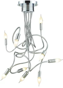 Plafoniera moderno PLAFO MELODIA CROMO 9XE14 9 x E14 cromo