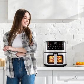 TESLA Electronics AirCook- Friggitrice digitale multifunzionale ad aria calda 7 l 1600W/230V