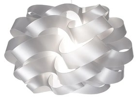 Lampadario Moderno Cloud Polilux ® Argento E Metallo Cromo 2 Luci E27