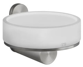 Porta sapone a parete bianco steel brushed 54701 gessi